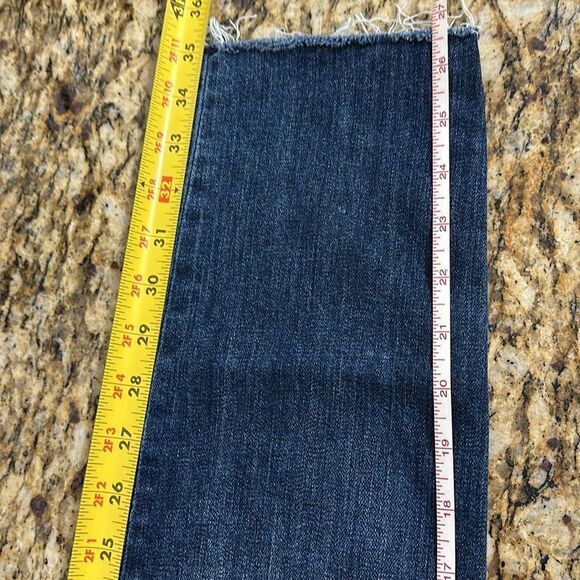Rag & Bone Mid Rise Slim Fit Raw Hem Whiskered Ankle Jeans Size 30 - Picture 7 of 8